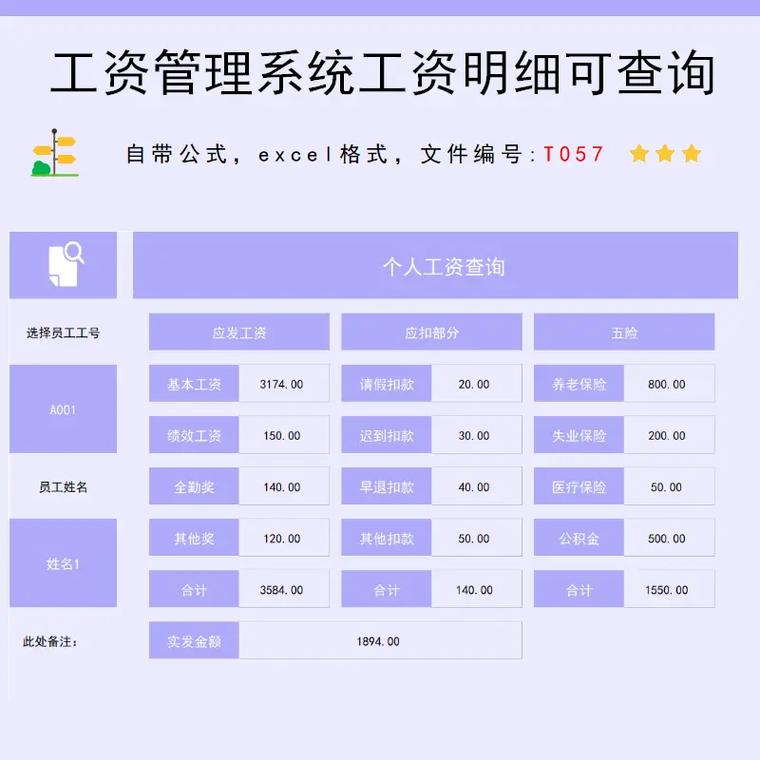 如何设计一个职工工资信息管理系统，以应对长尾词查询需求？