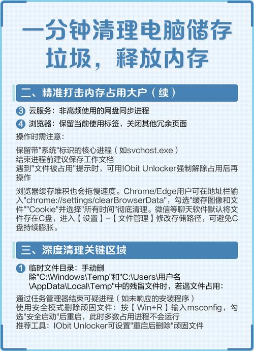 如何彻底清理电脑C盘内存以释放更多空间？