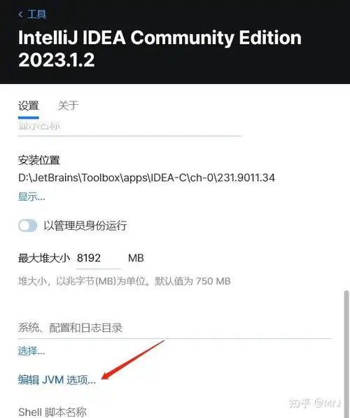如何解决修改 .vmoptions 文件后 IDEA 启动失败的问题？