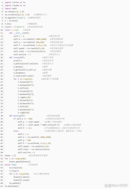如何用JavaScript编写实现网页长尾词下雪动画效果的代码？