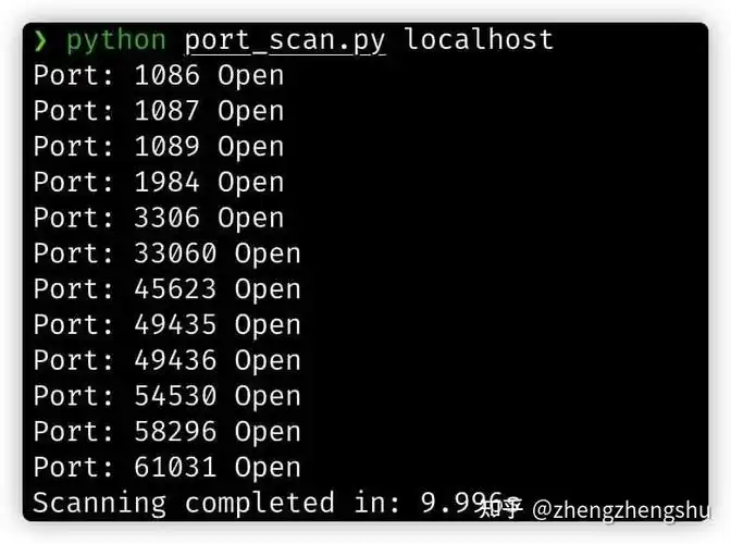 如何用Python编写一个高效的端口扫描程序？