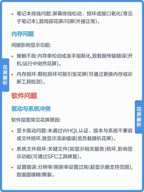 电脑玩游戏时突然花屏是什么原因导致的，该如何解决呢？