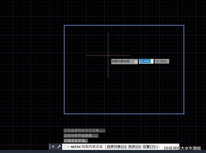 CAD填充后为什么查询不到面积，是面积命令用错了吗？