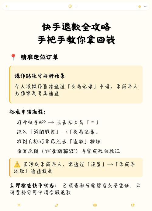 快手付费课程购买后全额退款政策具体是怎样的？