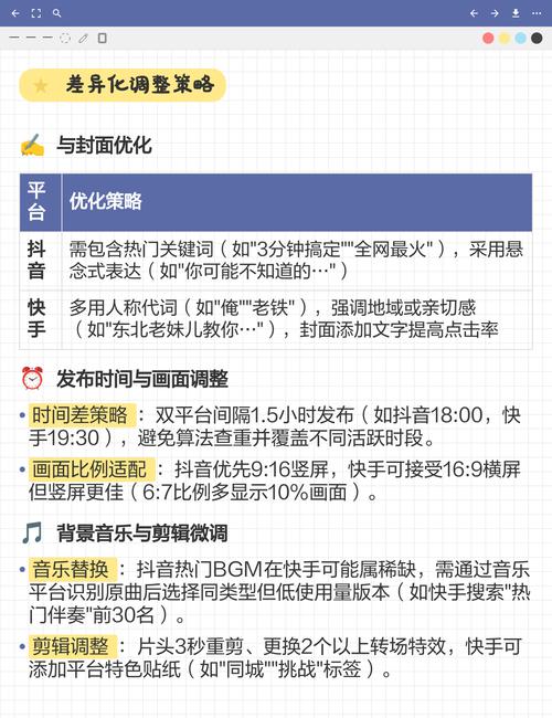抖音快手能否同步发布同一作品？