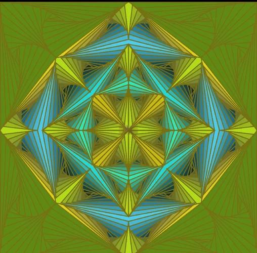 这12个随时间渐变的三角形图案，是何意？