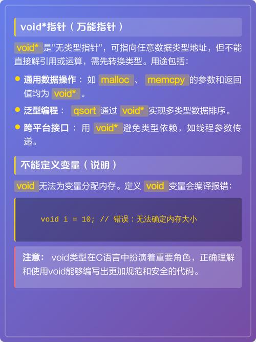 C语言中void的含义究竟是什么，它代表的是无类型还是其他什么深意？