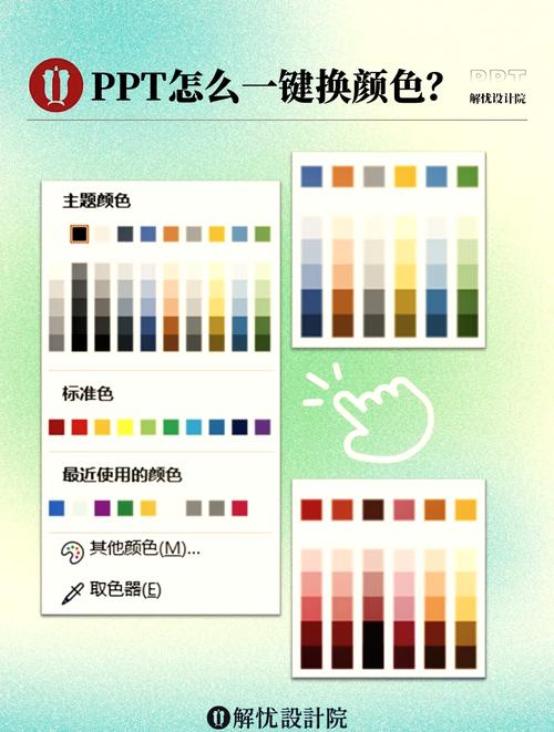 如何设置PPT背景颜色的填充方法？