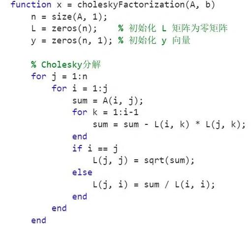 如何编写一个高效求解c-线性数学方程组的程序？