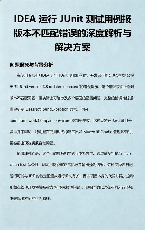 如何排查IDEA JUnit5测试套件运行中的错误问题？