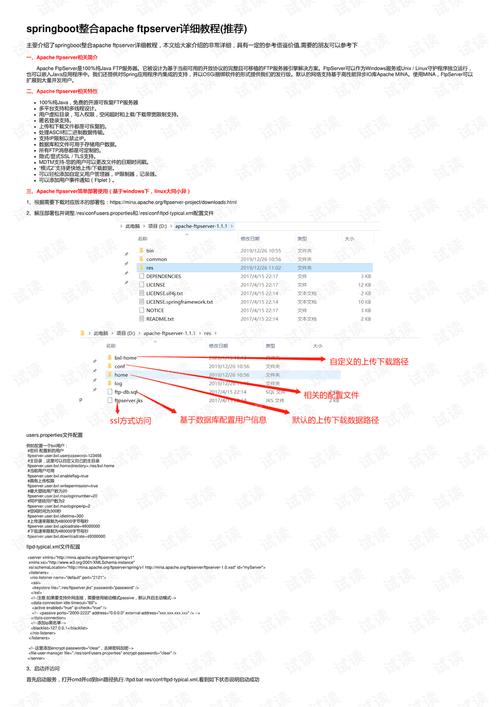 如何详细学习Spring Boot整合Apache FTPServer教程推荐？