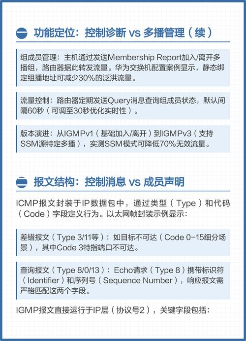 Python Web开发中，IGMP与ICMP有何本质区别？