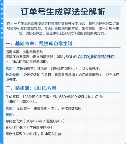 如何设计MySQL数据库实现自动生成全球唯一的订单号策略？
