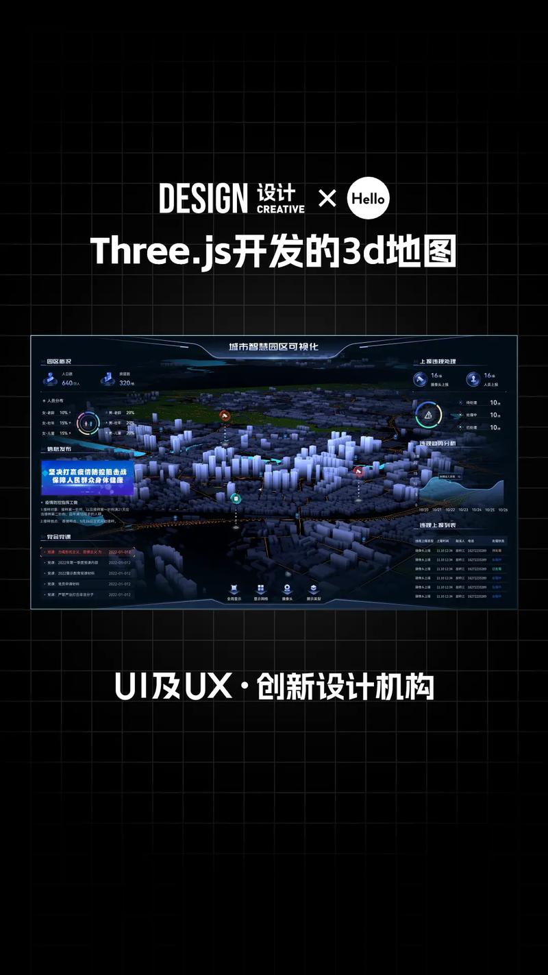 如何用Vue页面整合Three.js制作3D动画场景并实现交互操作？