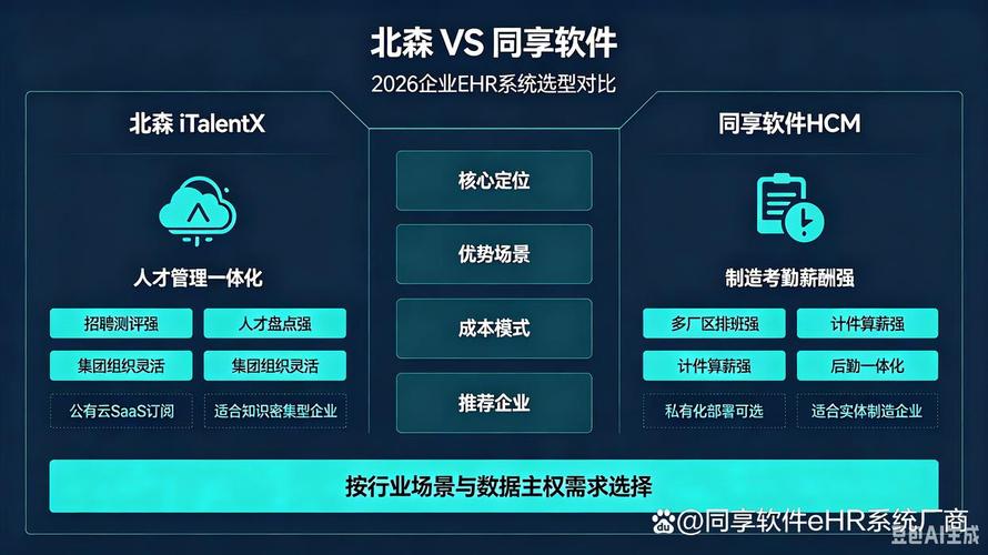 2026年北森与i人事eHR系统深度对比，哪款更适合企业需求？