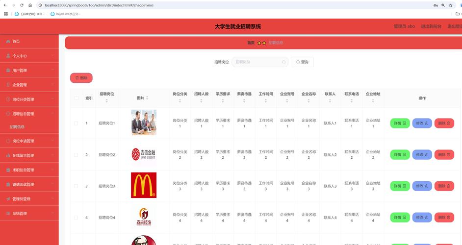 Java实战项目：如何开发大学生求职招聘网站系统？