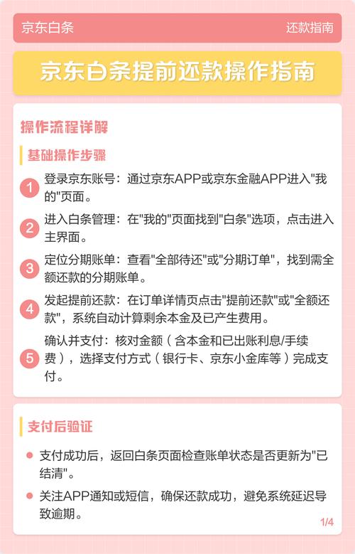 京东白条提前还款或一次性结清，具体操作步骤是怎样的呢？