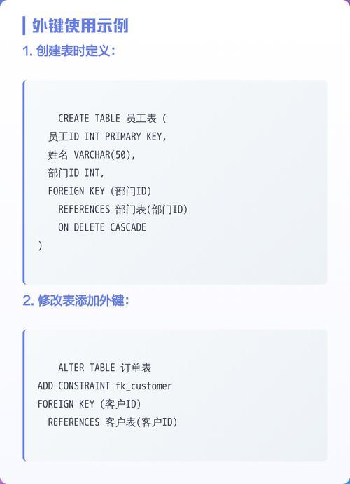 数据库外键是做什么的，具体有哪些重要作用？