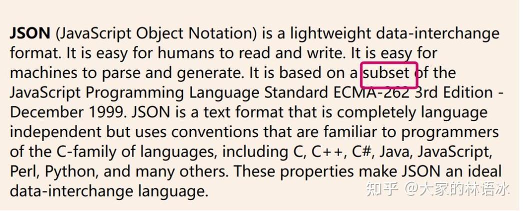 JSON是否是JavaScript的子集呢？