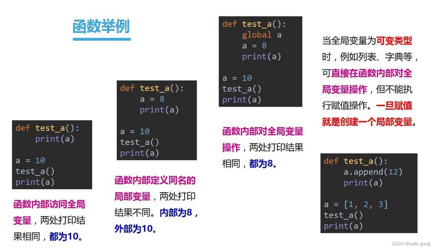 Python函数中变量的作用域如何界定和区分？