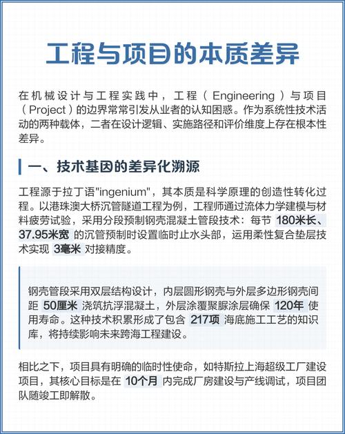 软件工程与项目有何本质差异，界限究竟在何处？