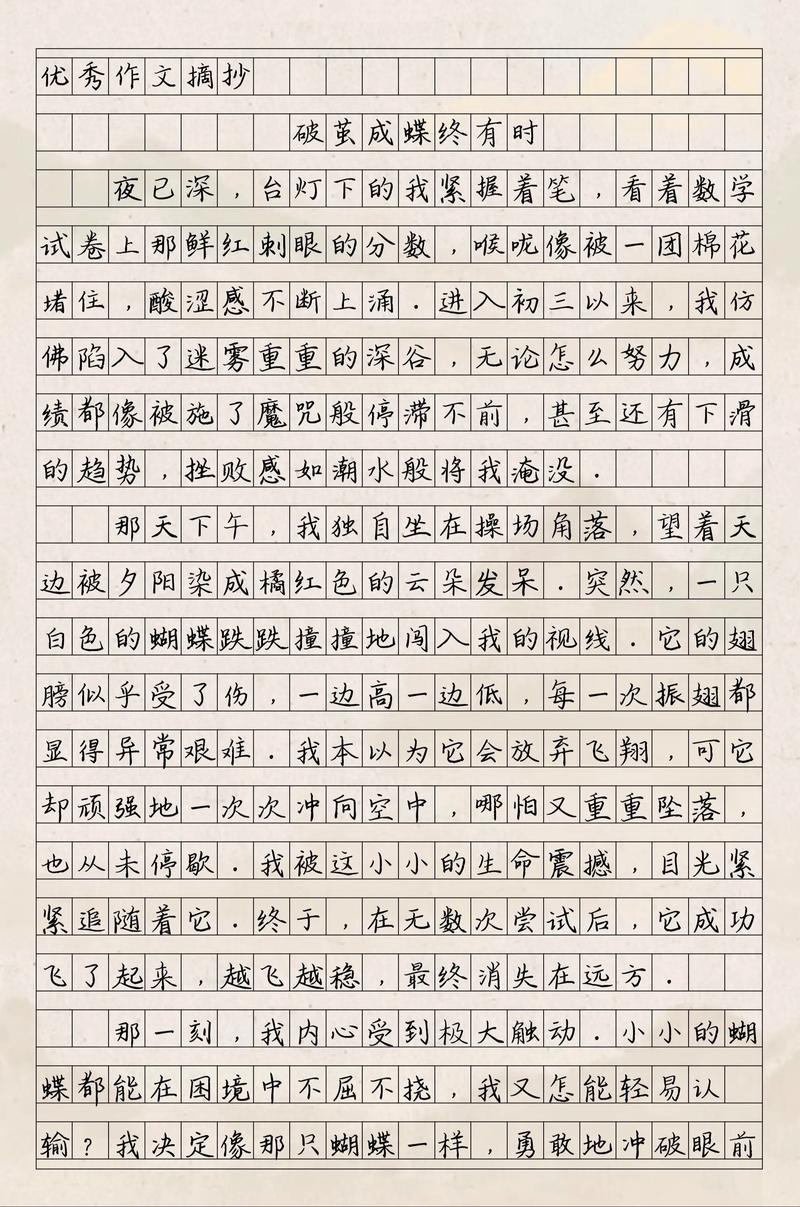 破茧成蝶：困境蜕变记如何为一个？
