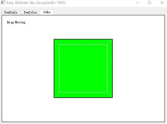 如何用Qt的QPainter绘制出立体感十足的长尾3D立方体？