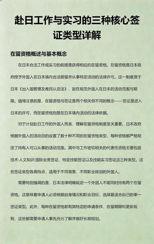 实习签证和项目签证具体有哪些本质区别？