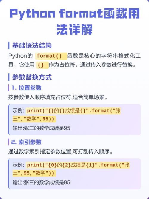 如何正确运用Python中的format函数进行字符串格式化？