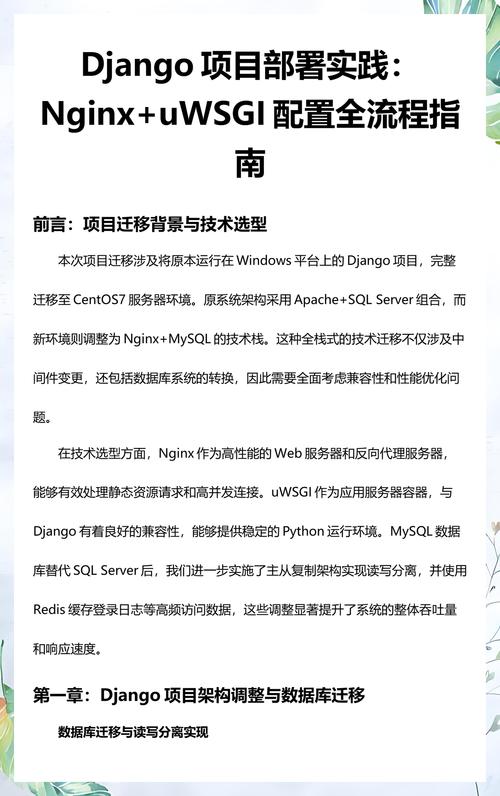 Django中如何高效配置和使用uWSGI？