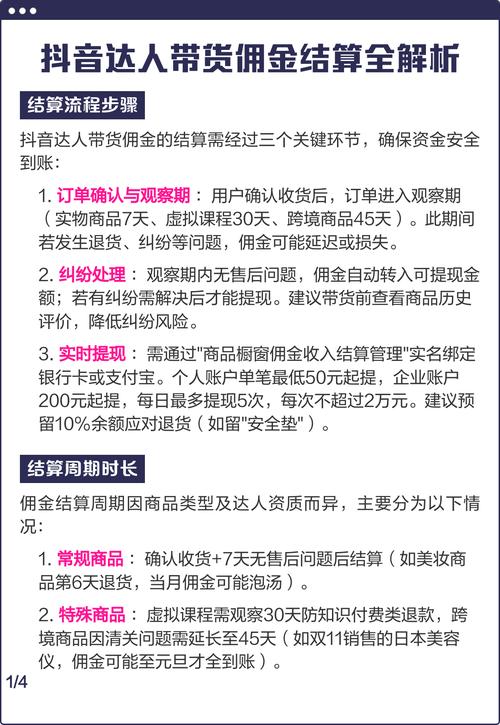 短视频带货平台佣金政策具体是怎样的？全面解析一下？