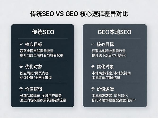 北京GEO公司提供生成式引擎优化与传统SEO，两者差异明显吗？