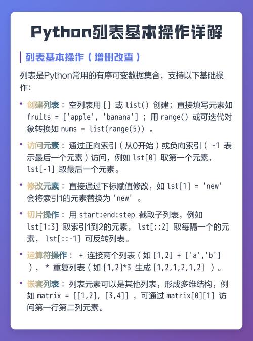 Python入门——如何掌握列表操作？