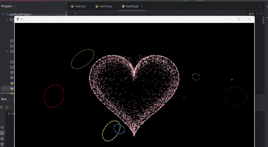 如何用Python编写代码制作动态爱心表白动画？