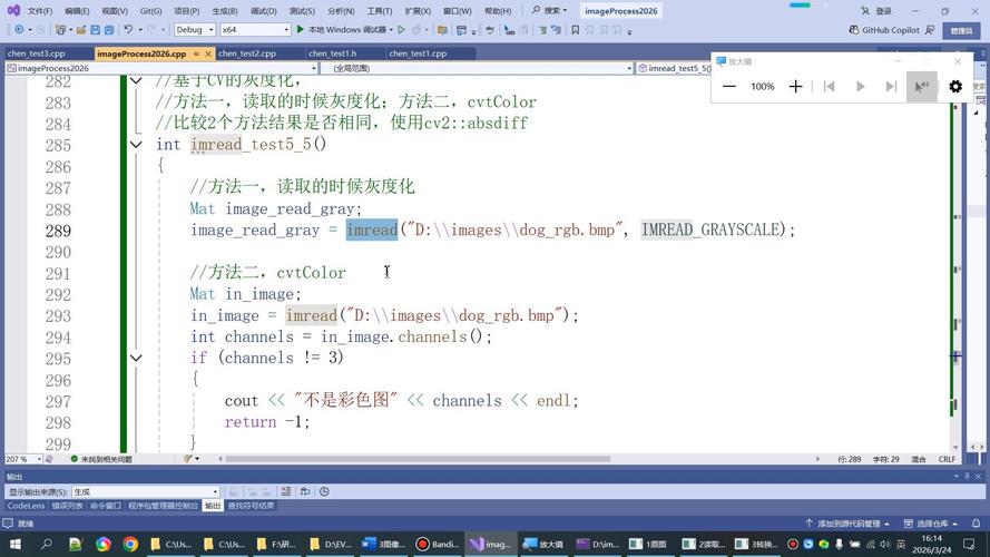OpenCV中如何实现常见的图像灰度转换操作？
