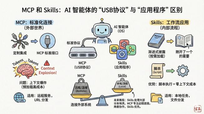 2026年2月，如何区分MCP和Skills的具体应用场景？