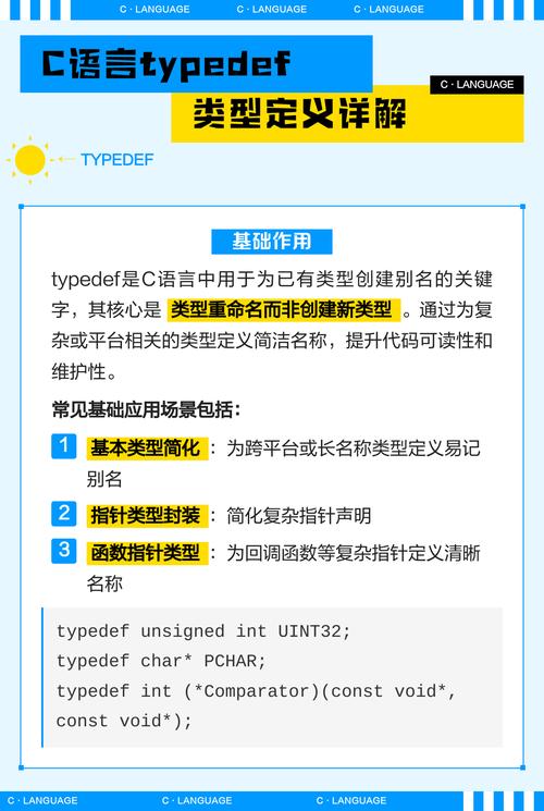 C语言中如何使用typedef简化复杂类型定义？