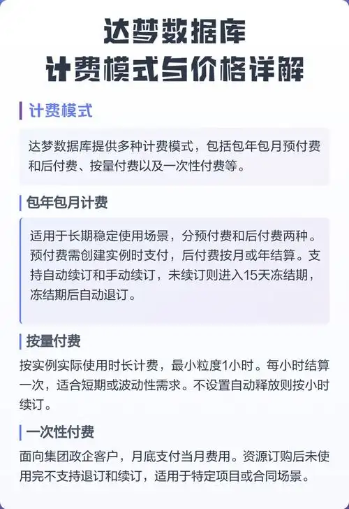 达梦数据库何时开始对普通用户实施收费政策？