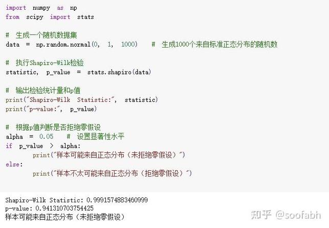 Python如何检验数据集是否遵循正态分布规律？