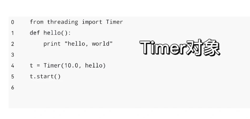Python中Timer定时器如何使用及示例详解？