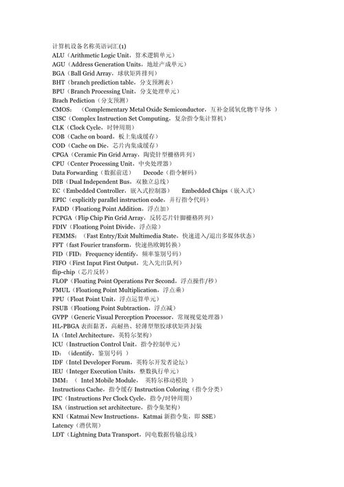 计算机相关词汇中，第二天学习的单词有哪些？