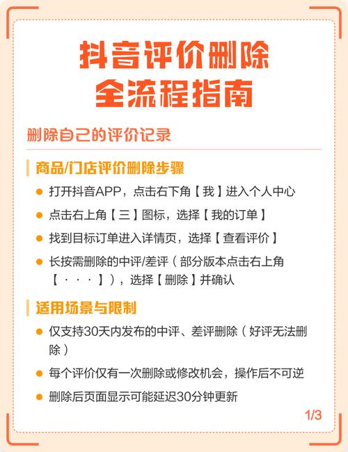 抖音商品评价能被删除吗？