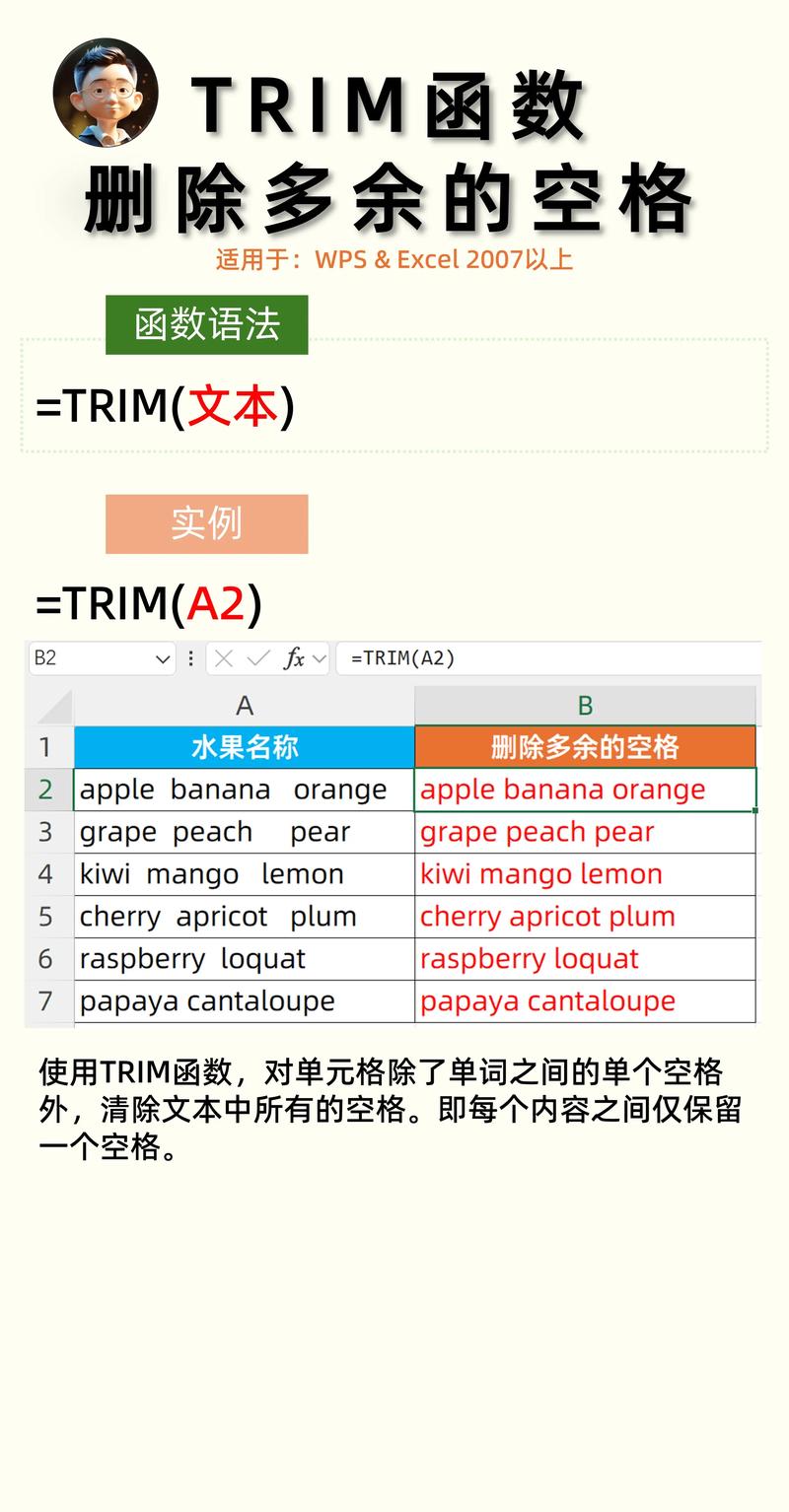 Java中String的trim()如何去除字符串首尾空格，还能消除中间多余空格？