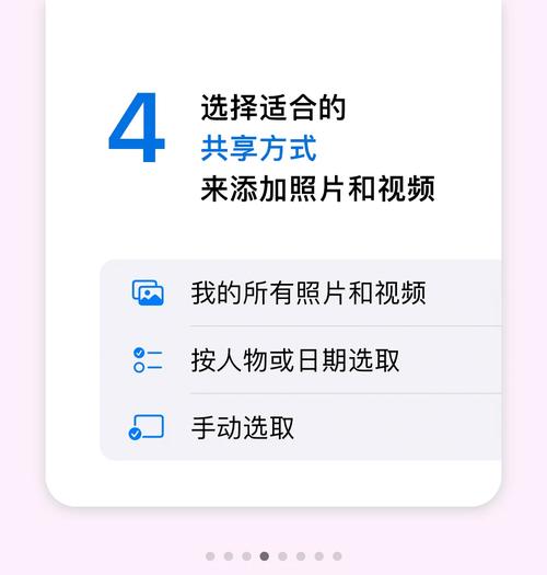 如何通过iCloud将特定照片和视频的图库与他人共享？