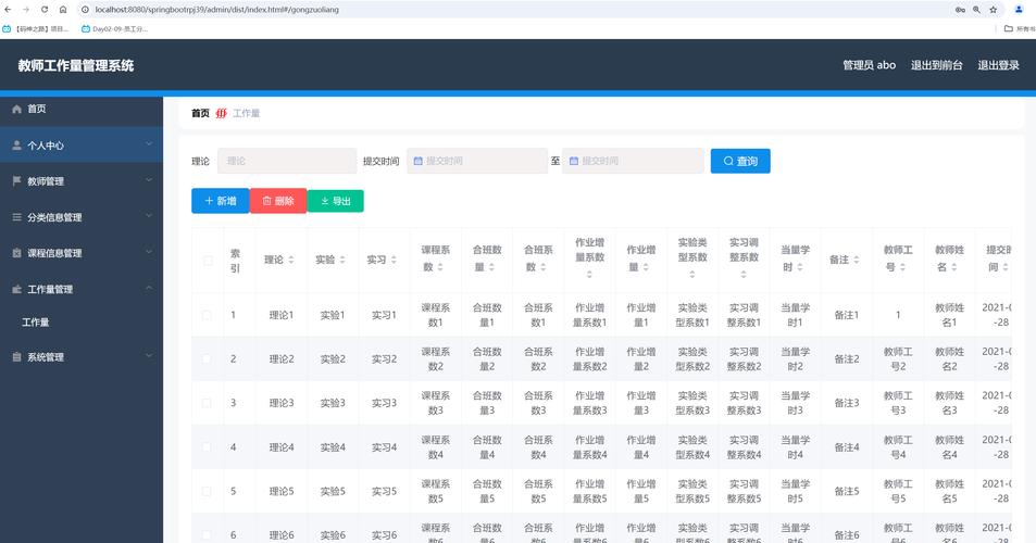 如何利用Spring Boot开发一个长尾关键词驱动的教师工作量管理系统？