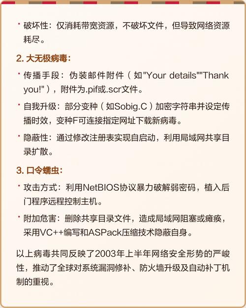 计算机病毒有哪些常见类型？各自特点是什么？