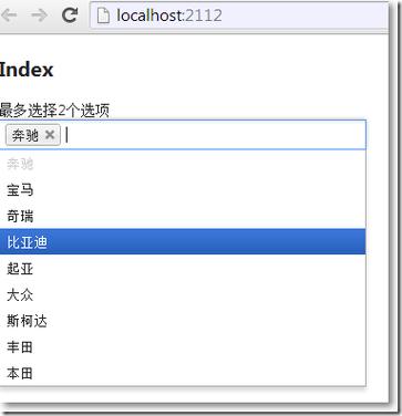 如何用ASP.NET MVC实现下拉框多选功能，让用户轻松选择长尾关键词？