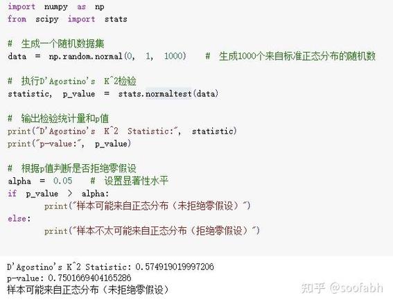 Python如何检验数据集是否遵循正态分布规律？