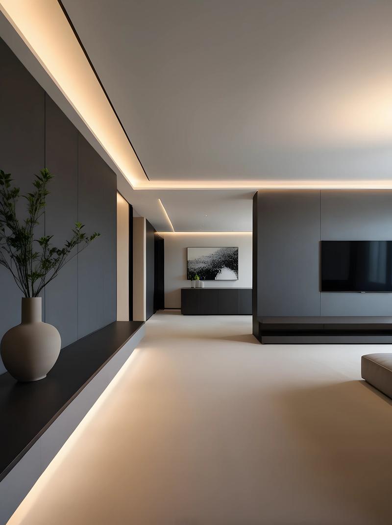 如何通过极简设计，突出核心展示，实现一目了然的视觉效果？