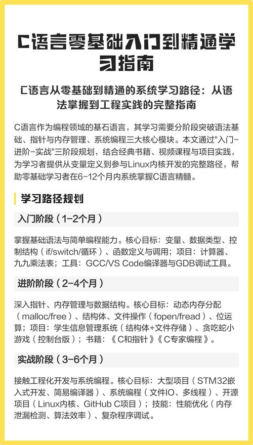C语言如何进行深入学习和实践？